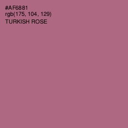 #AF6881 - Turkish Rose Color Image
